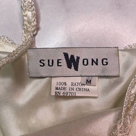 Sue Wong Vintage Crochet Y2K Dress - Picture 7 of 9